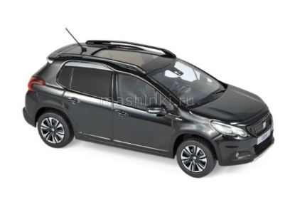 Изображение NOREV 1/43 PEUGEOT 2008 кроссовер GT Line рестайлинг 2016 perla nera black