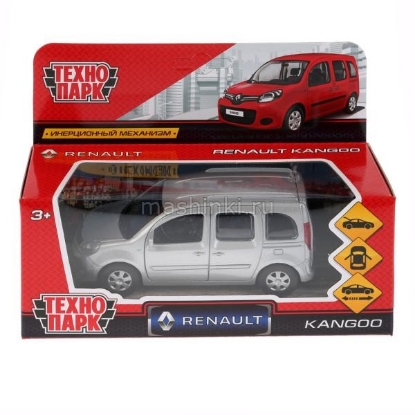 Изображение ТЕХНОПАРК RENAULT Kangoo 12 см серебристый