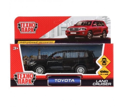 Изображение ТЕХНОПАРК TOYOTA Land Cruiser 12 см черный