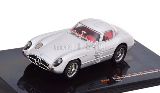 Изображение IXO 1/43 MERCEDES-BENZ 300 SLR Coupe Uhlenhaut (W196S) 1955 silver