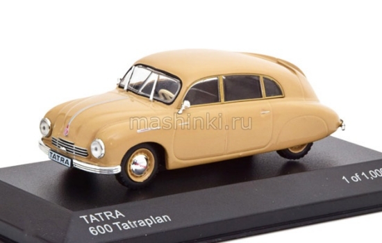 Изображение WHITEBOX 1/43 TATRA 600 Tatraplan 1950 beige