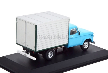 Изображение WHITEBOX 1/43 DODGE D-400 Box Van фургон 1971 light blue/grey