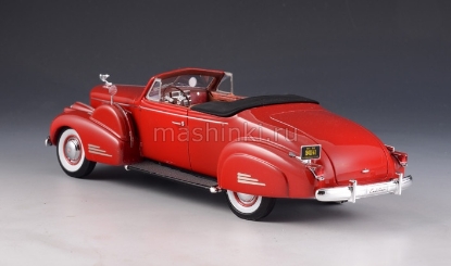 Изображение GLM 1/43 CADILLAC V16 Convertible Coupe (открытый) 1938 red