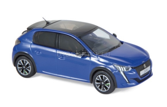 Изображение NOREV 1/43 PEUGEOT E-208 GT 2019 blue