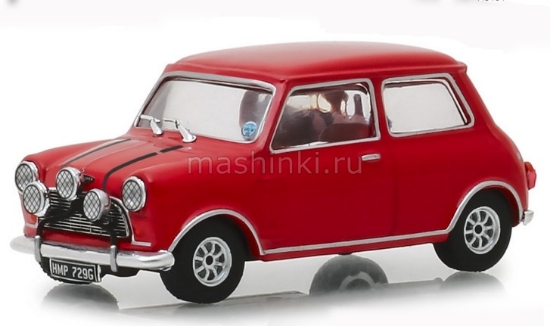 Изображение GREENLIGHT 1/43 AUSTIN MINI Cooper S 1275 MkI (к/ф Ограбление по-итальянски) 1967 red