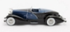 Изображение MATRIX 1/43 DUESENBERG J SWB French True Speedster by Figoni №J-153-2178 1931 black/blue