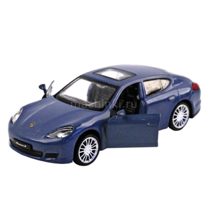 Изображение АВТОПАНОРАМА 1/43 PORSCHE Panamera S откр. двери синий