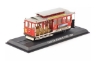 Изображение ATLAS 1/87 Трамвай CABLE Car (Ferries & Cliff) San Francisco Tram 1888 red