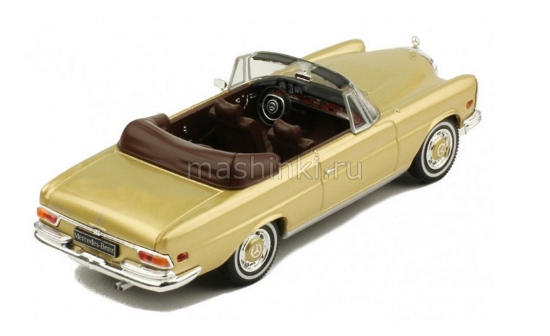 Изображение IXO 1/43 MERCEDES-BENZ 280SE Cabriolet (W111) 3.5 1969 gold