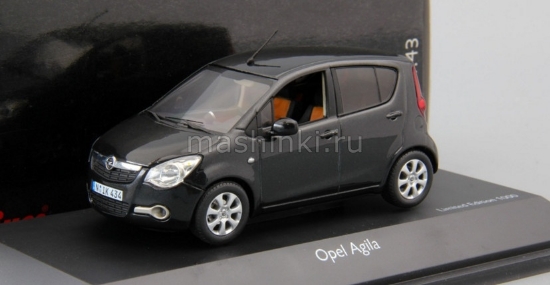 Изображение SCHUCO 1/43 OPEL Agila 2008 black