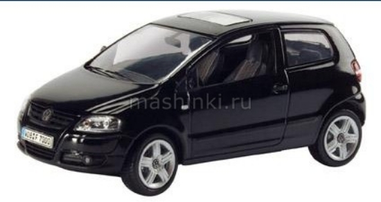 Изображение SCHUCO 1/43 VW Polo Fox 2005 black