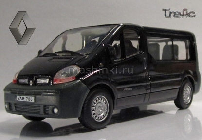 Изображение CARARAMA 1/43 RENAULT Trafic black