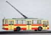 Изображение SSM 1/43 SKODA 14TR троллейбус красно-бежевый