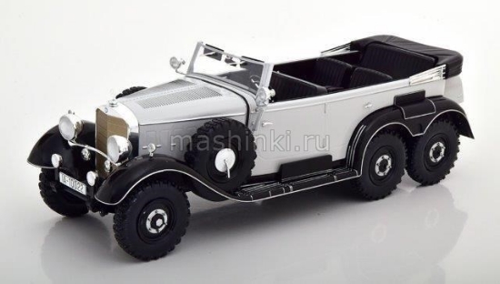 Изображение MODELCAR 1/18 MERCEDES-BENZ G4 (W31) 1938 light grey/black