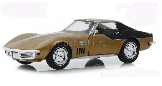 Изображение GREENLIGHT 1/24 CHEVROLET Corvette AstroVette NASA Apollo XII 1969 gold