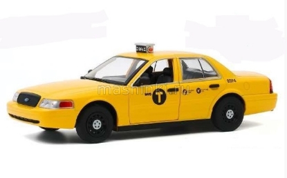 Изображение GREENLIGHT 1/24 FORD Crown Victoria NYC Taxi 2008 (к/ф Джон Уик-2)