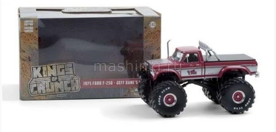 Изображение GREENLIGHT 1/43 FORD F-250 Monster Truck King Kong 1975 (колеса 66 дюймов)