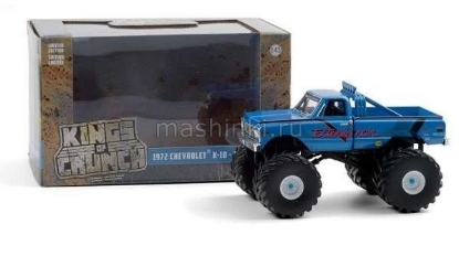 Изображение GREENLIGHT 1/43 CHEVROLET K-10 Monster Truck ExTerminator 1972 (колеса 66 дюймов)