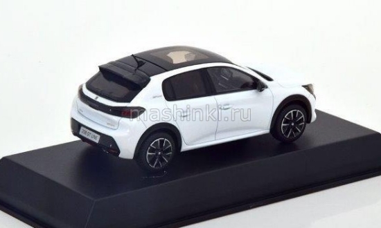 Изображение NOREV 1/43 PEUGEOT 208 GT Line 5-дверей 2019 pearl white