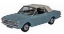 Изображение OXFORD 1/43 FORD Cortina Mk.II Crayford Convertible 1966 metallic light blue