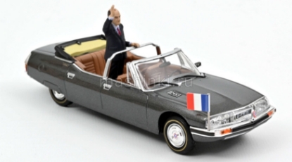 Изображение NOREV 1/43 CITROEN SM Prуsidentielle с фигуркой президента Франции Франсуа Миттеран 1981