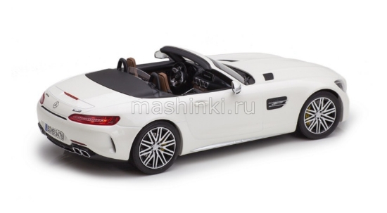 Изображение NOREV 1/18 MERCEDES-AMG GT C Roadster (R190) 2019 white metallic