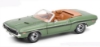 Изображение GREENLIGHT 1/18 DODGE Challenger R/T Convertible 1970 green metallic and deluxe wheel covers