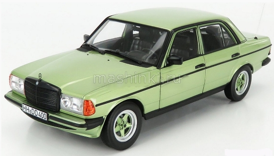 Изображение NOREV 1/18 MERCEDES-BENZ 200 AMG (W123) 1984 silver green metallic