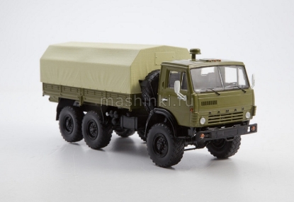 Изображение SSM 1/43 КАМАЗ-4310 бортовой с тентом хаки