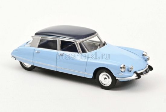 Изображение NOREV 1/43 CITROEN DS 21 Pallas 1967 Monte Carlo blue/orient blue roof