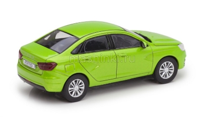 Изображение АЛ-Новая эпоха-001 1/43 LADA Vesta лаймовый (01.09.2021)