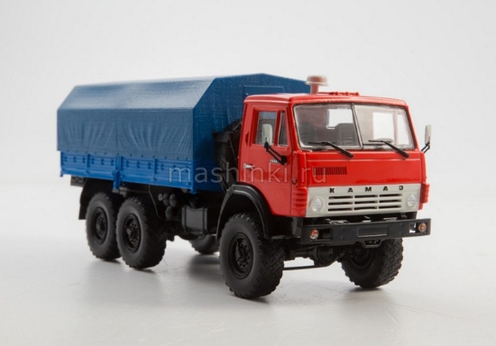 Изображение ПАО КАМАЗ 1/43 КАМАЗ-4310 красный/синий