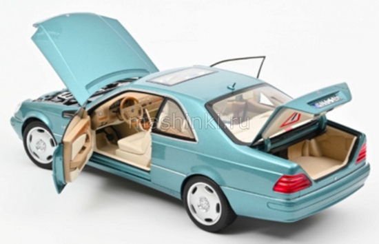 Изображение NOREV 1/18 MERCEDES-BENZ CL600 Coupe (C140) 1997 blue metallic