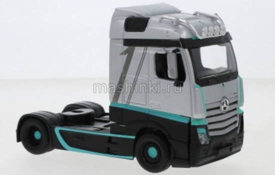 Изображение BBURAGO 1/43 MERCEDES-BENZ Actros Gigaspace Customs седельный тягач 2020 silver/серебристый