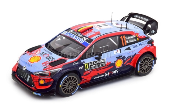 Изображение IXO 1/18 HYUNDAI i20 Coupe WRC №11 Neuville/Gilsoul Winner Rally Monte Carlo 2020