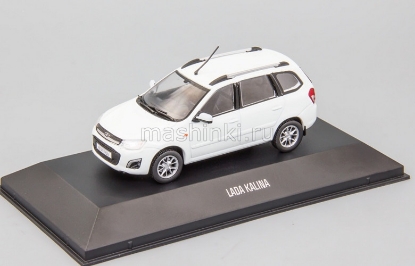 Изображение АЛ-Новая эпоха-008 1/43 LADA Kalina SW белый (22.12.2021)