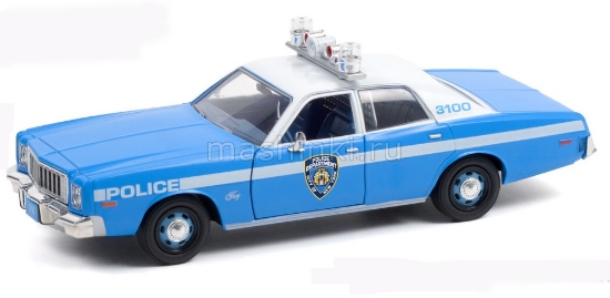 Изображение GREENLIGHT 1/24 PLYMOUTH Fury New York City Police Department (NYPD) 1975