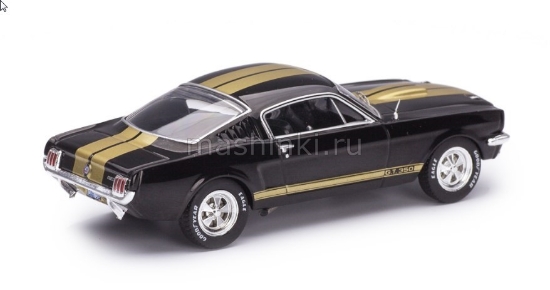 Изображение IXO 1/43 FORD Mustang Shelby GT 350 1965 black/gold