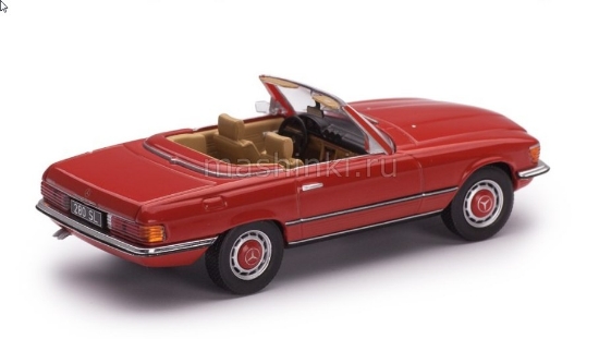 Изображение IXO 1/43 MERCEDES-BENZ 280 SL Convertible (R107) 1979 red