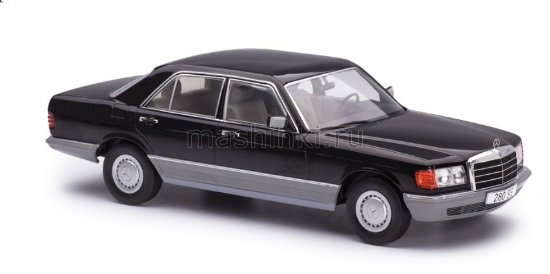 Изображение MODELCAR 1/18 MERCEDES-BENZ 280SE S-class (W126) 1979 black