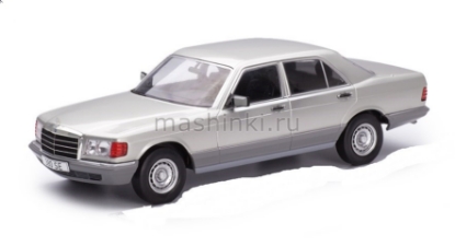 Изображение MODELCAR 1/18 MERCEDES-BENZ 380SE S-class (W126) 1979 silver