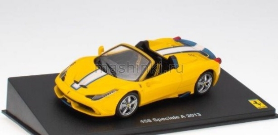 Изображение ALTAYA 1/43 FERRARI 458 Spider Speciale A 2013 yellow