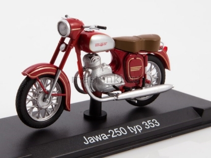 Изображение НАШИ МОТОЦИКЛЫ-13 1/24 JAWA-250/353 красный