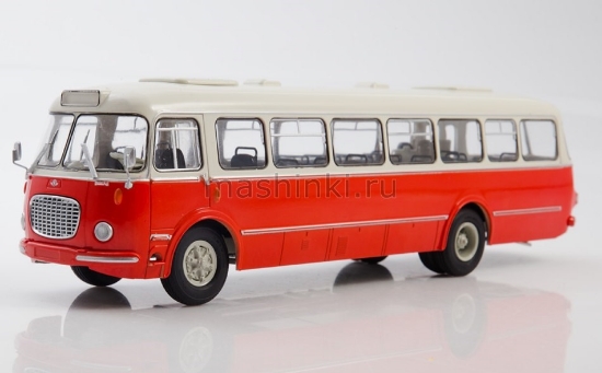 Изображение НАШИ АВТОБУСЫ-35 1/43 SKODA-706RTO красно-белый (09.04.2022)