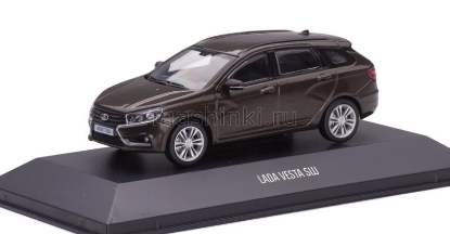 Изображение АЛ-Новая эпоха-016 1/43 LADA Vesta SW темно-коричневый (09.05.2022)