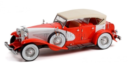 Изображение GREENLIGHT 1/18 DUESENBERG II SJ La Grande Torpedo 1930 red/white