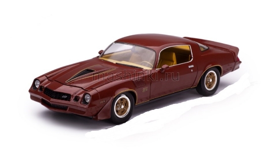 Изображение GREENLIGHT 1/18 CHEVROLET Camaro Z28 1978 carmine metallic