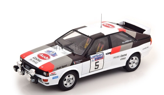 Изображение IXO 1/24 AUDI Quattro A1 №5 Audi Sport Mouton/Pons RAC Rally 1982