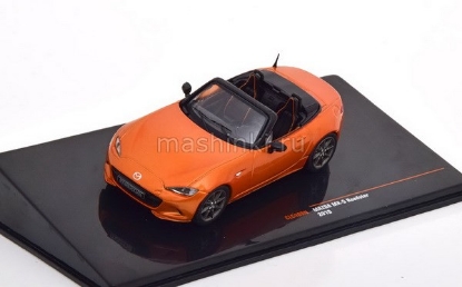 Изображение IXO 1/43 MAZDA MX-5 Roadster 2019 metallic orange