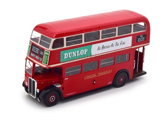 Изображение IXO 1/43 Автобус AEC Regent III RT London Transport 1939 red